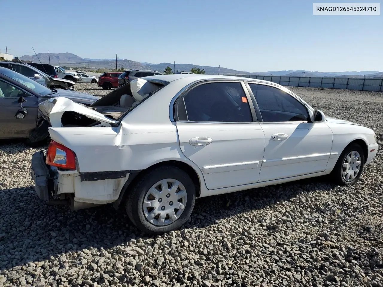 2004 Kia Optima Lx VIN: KNAGD126545324710 Lot: 57339515