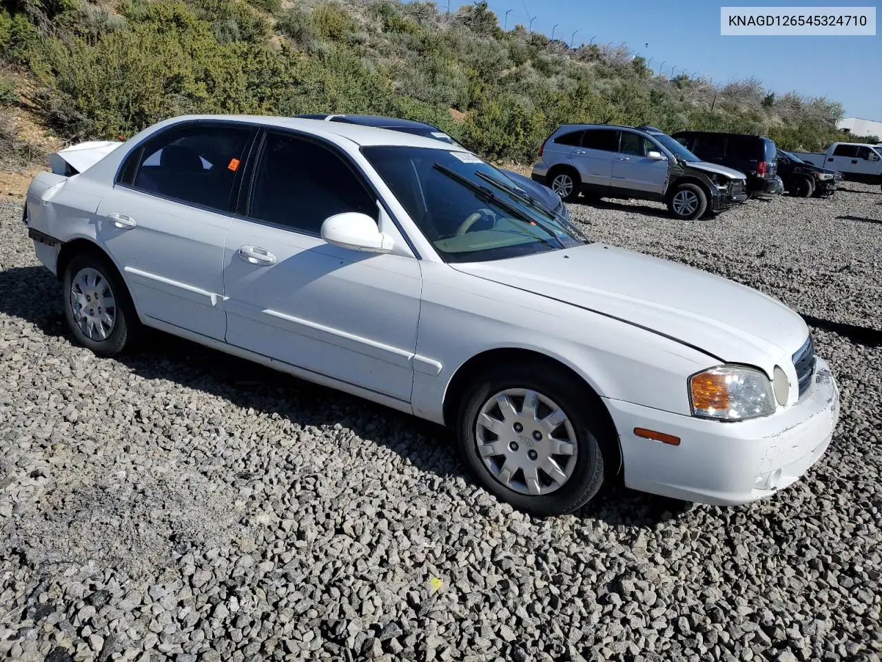 2004 Kia Optima Lx VIN: KNAGD126545324710 Lot: 57339515