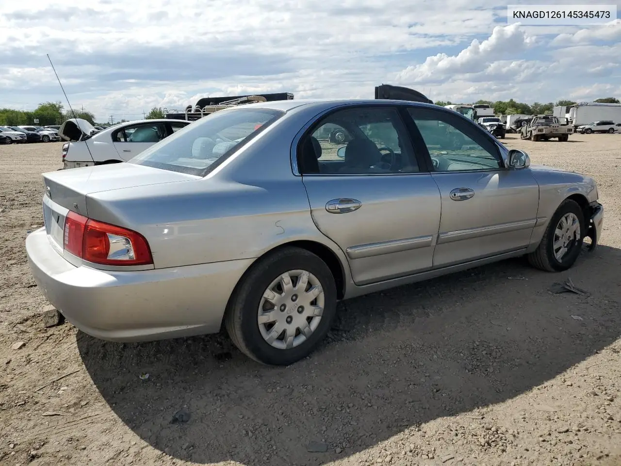 2004 Kia Optima Lx VIN: KNAGD126145345473 Lot: 58250245