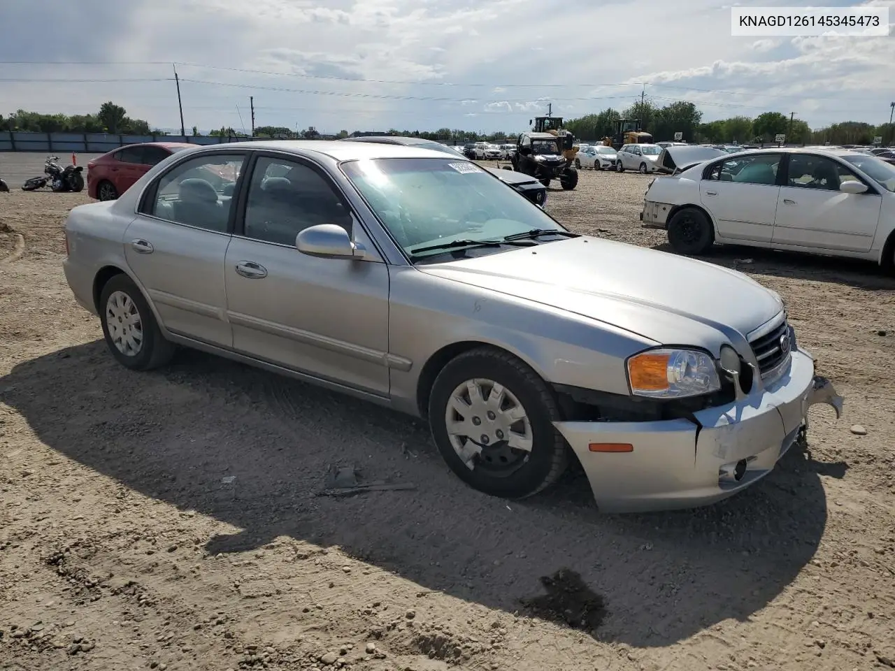 2004 Kia Optima Lx VIN: KNAGD126145345473 Lot: 58250245