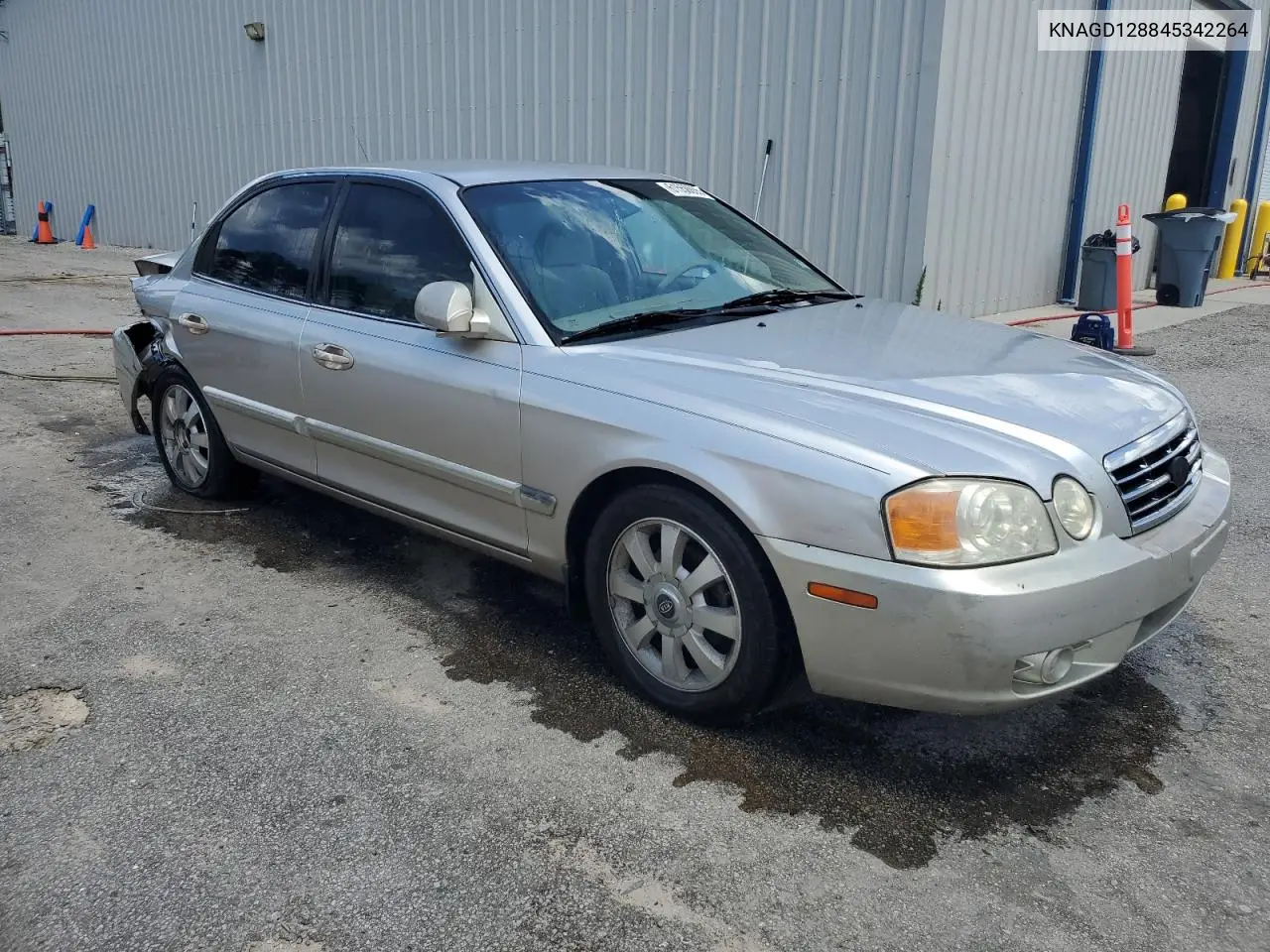 2004 Kia Optima Lx VIN: KNAGD128845342264 Lot: 61550655