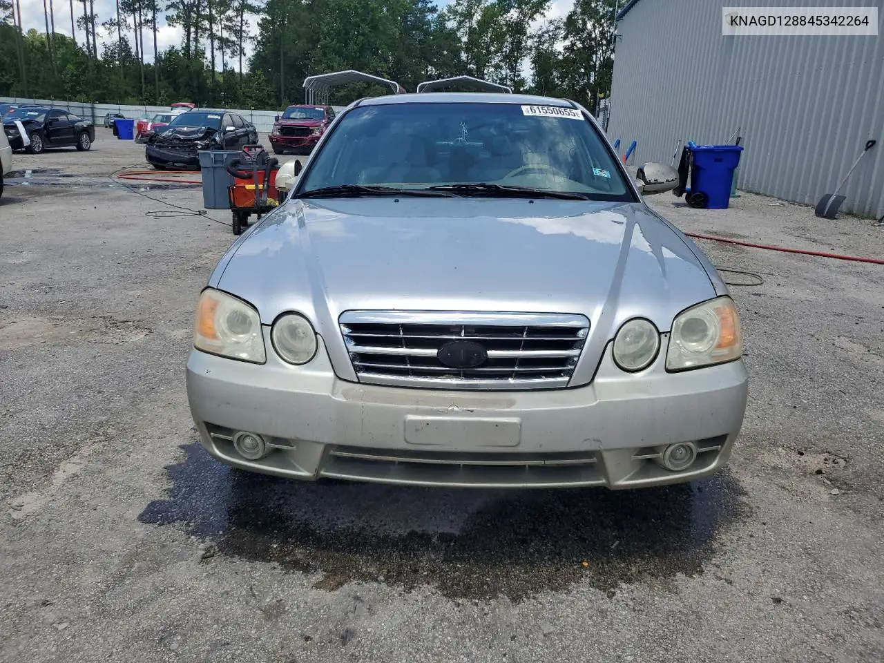 2004 Kia Optima Lx VIN: KNAGD128845342264 Lot: 61550655