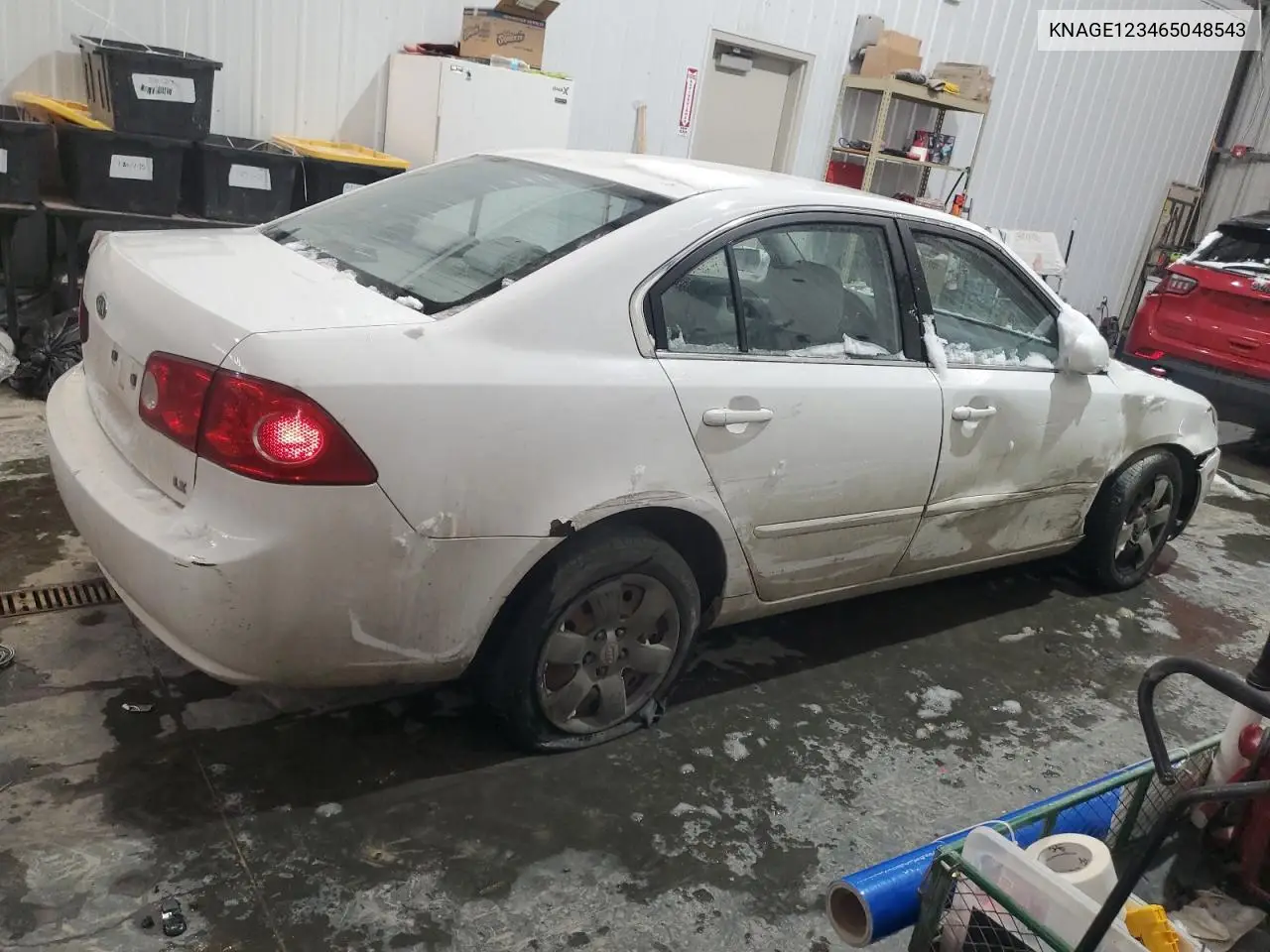 2006 Kia Optima Lx VIN: KNAGE123465048543 Lot: 44724475