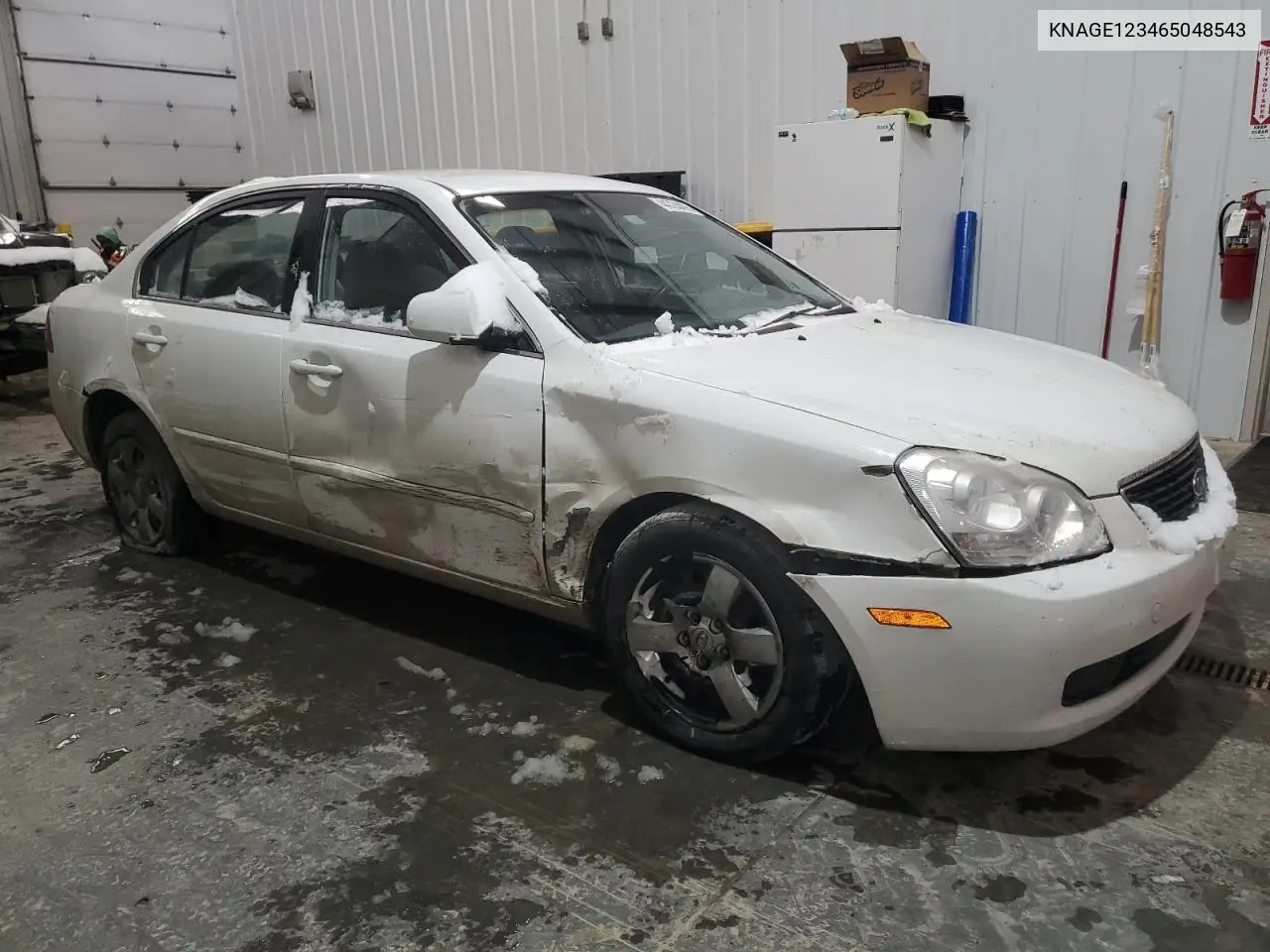 2006 Kia Optima Lx VIN: KNAGE123465048543 Lot: 44724475