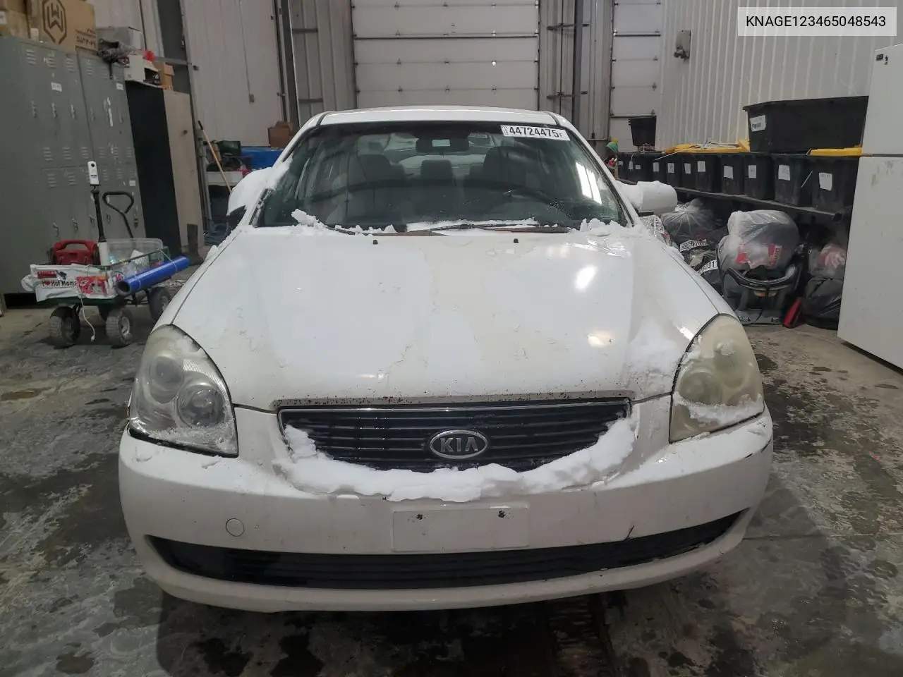 2006 Kia Optima Lx VIN: KNAGE123465048543 Lot: 44724475