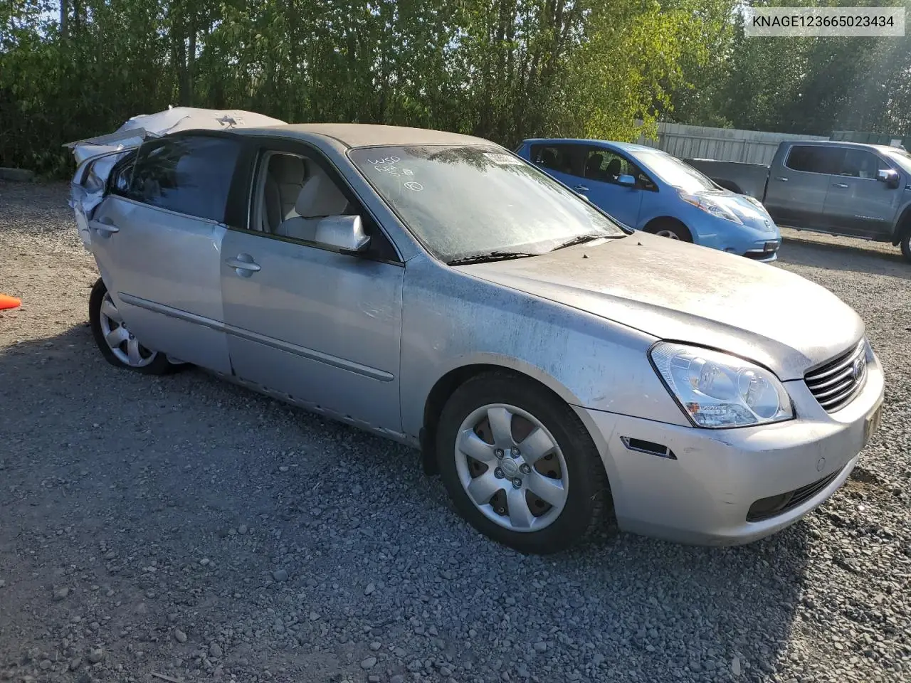 2006 Kia Optima Lx VIN: KNAGE123665023434 Lot: 55855215