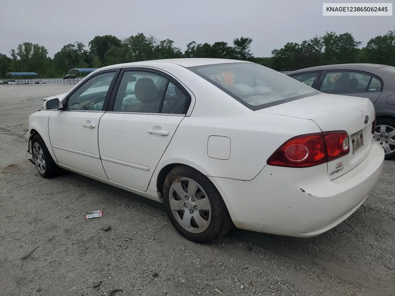 2006 Kia Optima Lx VIN: KNAGE123865062445 Lot: 56138705