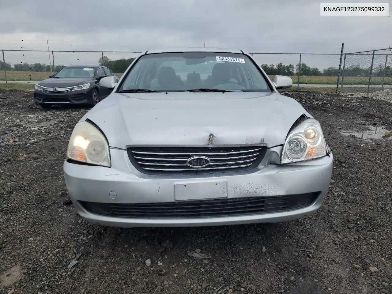 2007 Kia Optima Lx VIN: KNAGE123275099332 Lot: 55435875