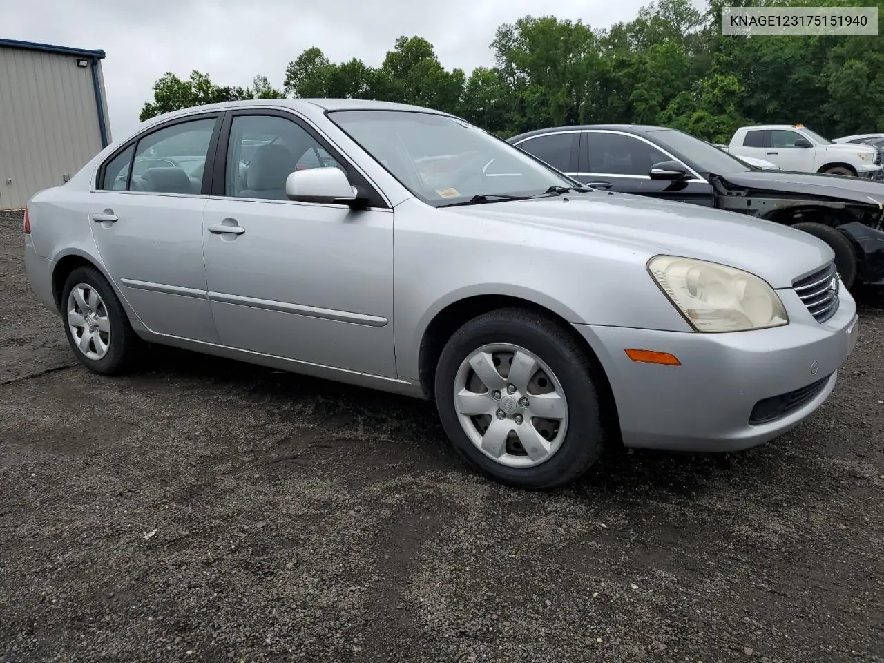 2007 Kia Optima Lx VIN: KNAGE123175151940 Lot: 61403665