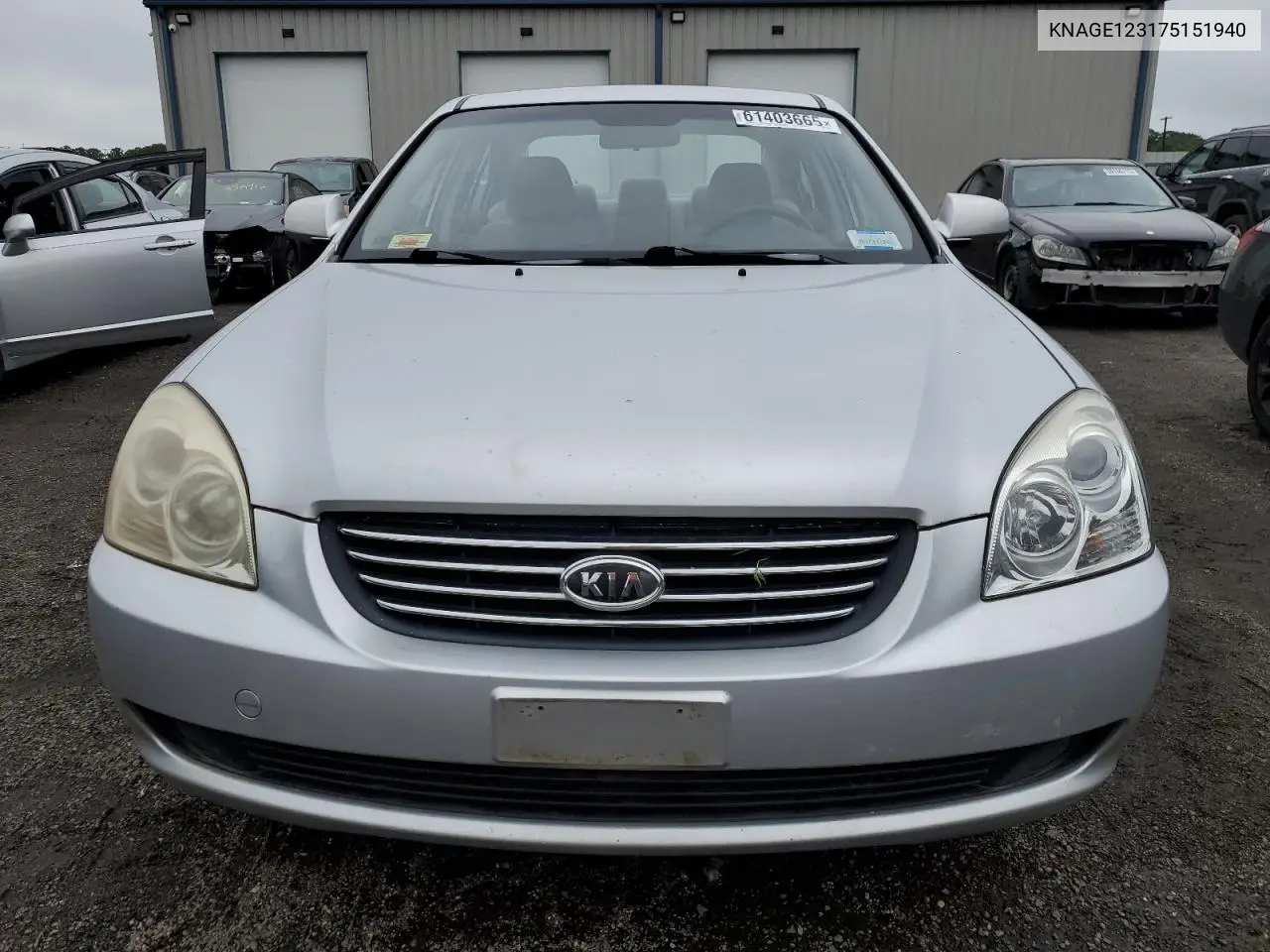 2007 Kia Optima Lx VIN: KNAGE123175151940 Lot: 61403665