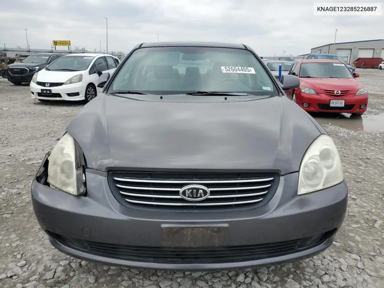 2008 Kia Optima Lx VIN: KNAGE123285226887 Lot: 52604405