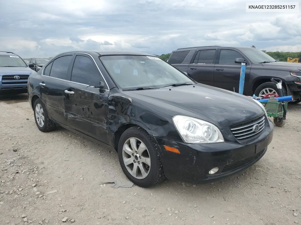 2008 Kia Optima Lx VIN: KNAGE123285251157 Lot: 56208175