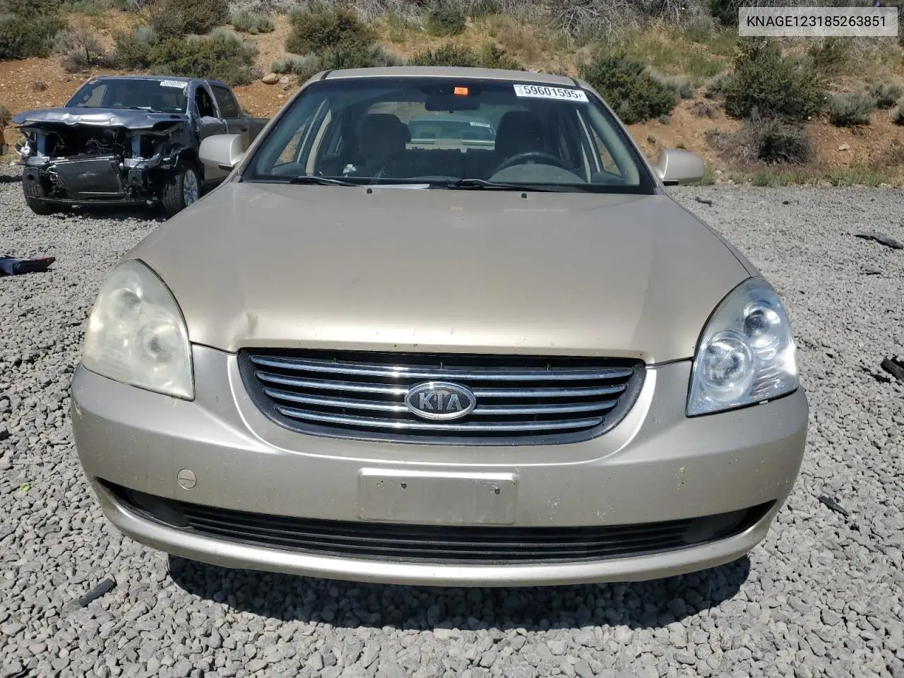 2008 Kia Optima Lx VIN: KNAGE123185263851 Lot: 59601595