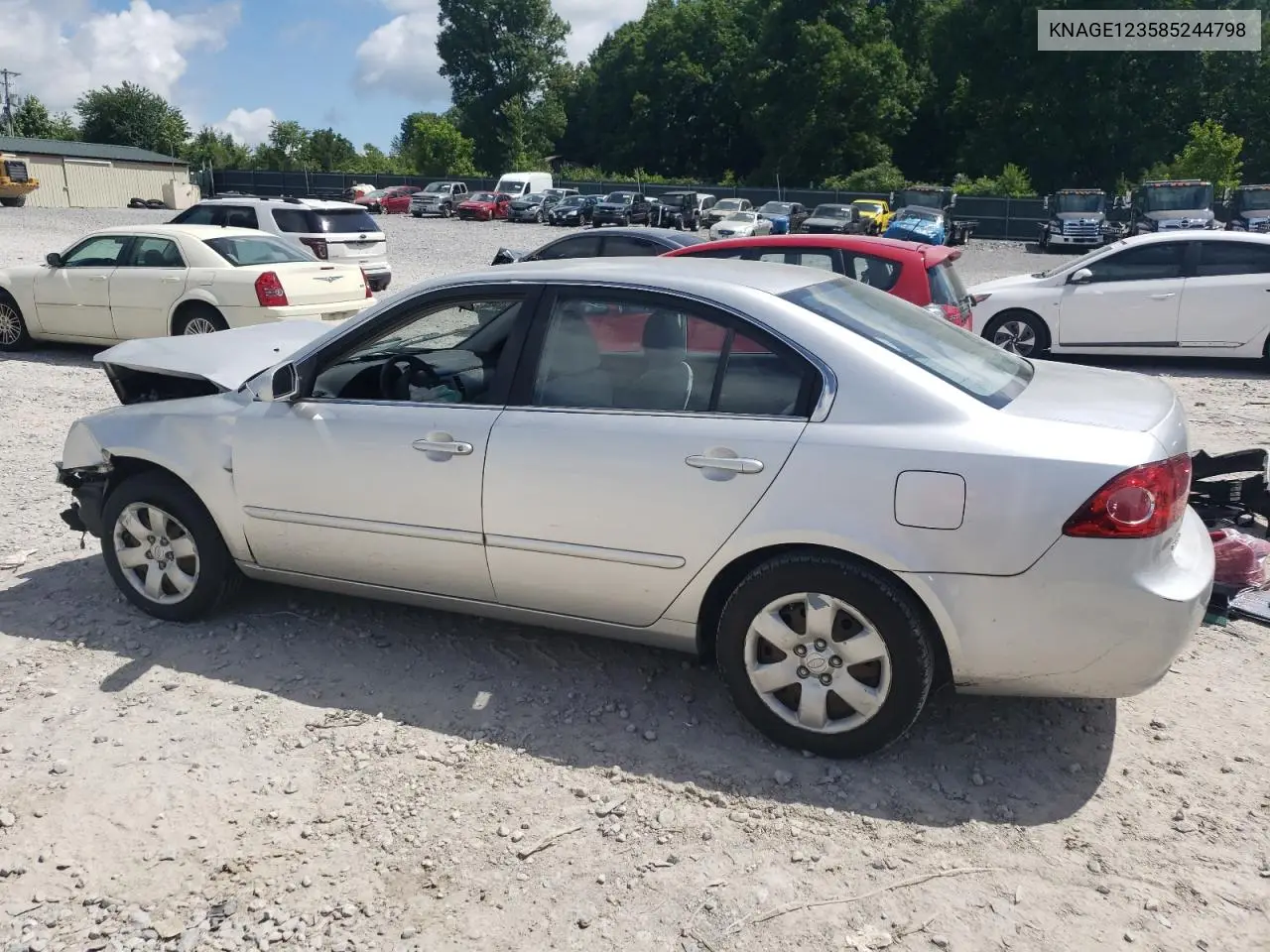 2008 Kia Optima Lx VIN: KNAGE123585244798 Lot: 61370815