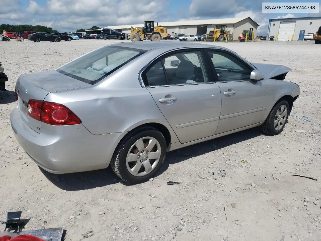 2008 Kia Optima Lx VIN: KNAGE123585244798 Lot: 61370815