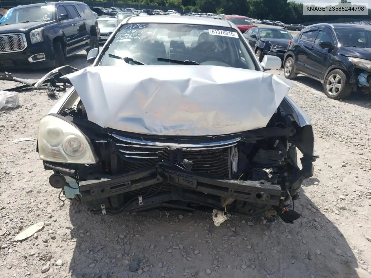 2008 Kia Optima Lx VIN: KNAGE123585244798 Lot: 61370815