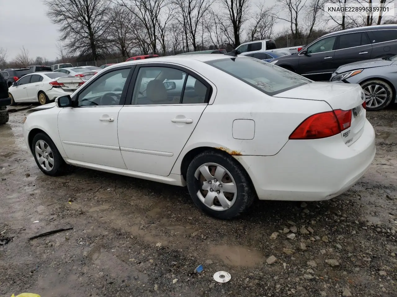 2009 Kia Optima Lx VIN: KNAGE228995359701 Lot: 43712225