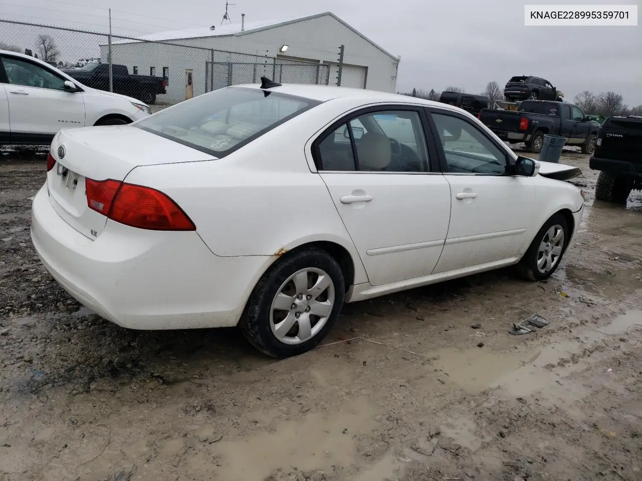 2009 Kia Optima Lx VIN: KNAGE228995359701 Lot: 43712225