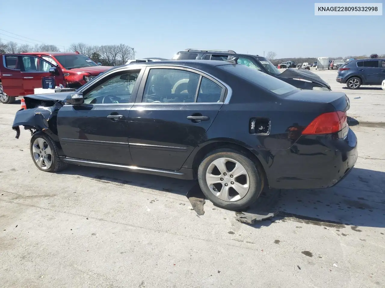 2009 Kia Optima Lx VIN: KNAGE228095332998 Lot: 48909125