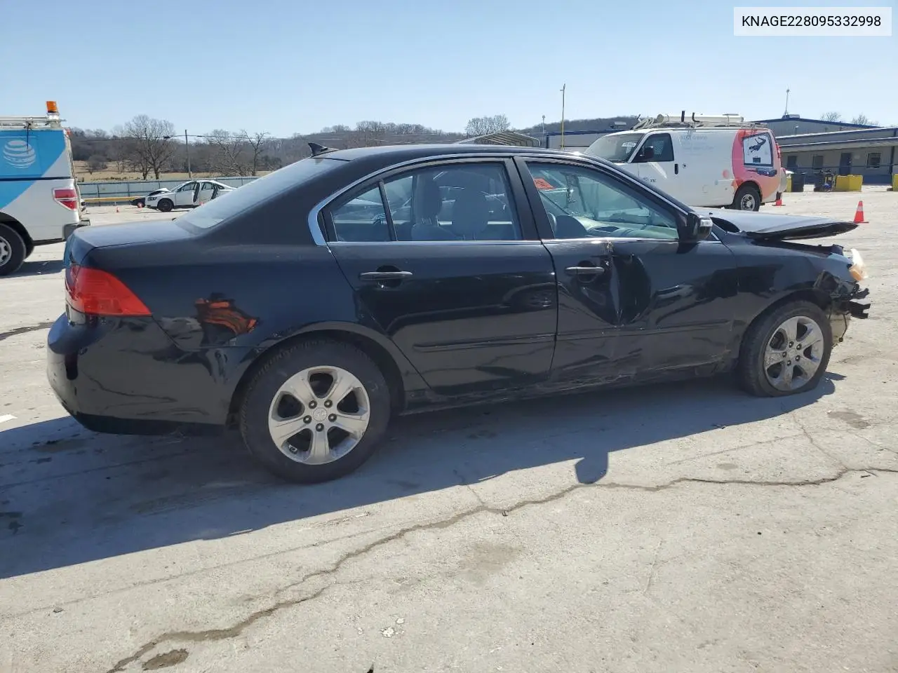 2009 Kia Optima Lx VIN: KNAGE228095332998 Lot: 48909125