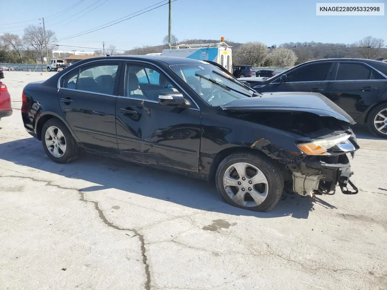 2009 Kia Optima Lx VIN: KNAGE228095332998 Lot: 48909125