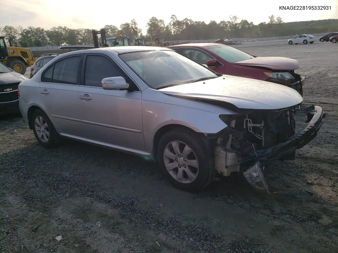 2009 Kia Optima Lx VIN: KNAGE228195332931 Lot: 55279665