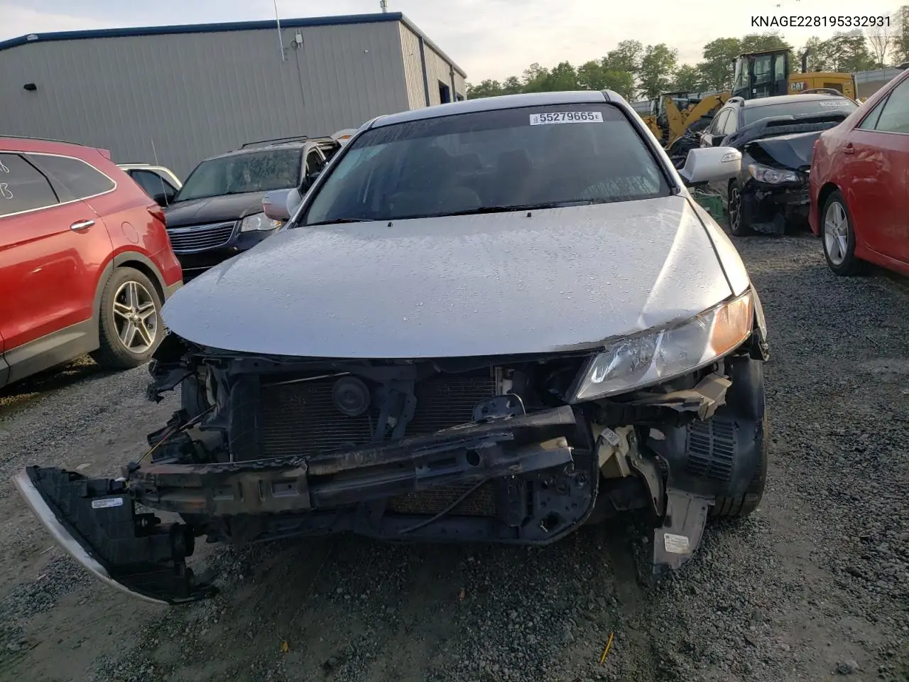 2009 Kia Optima Lx VIN: KNAGE228195332931 Lot: 55279665