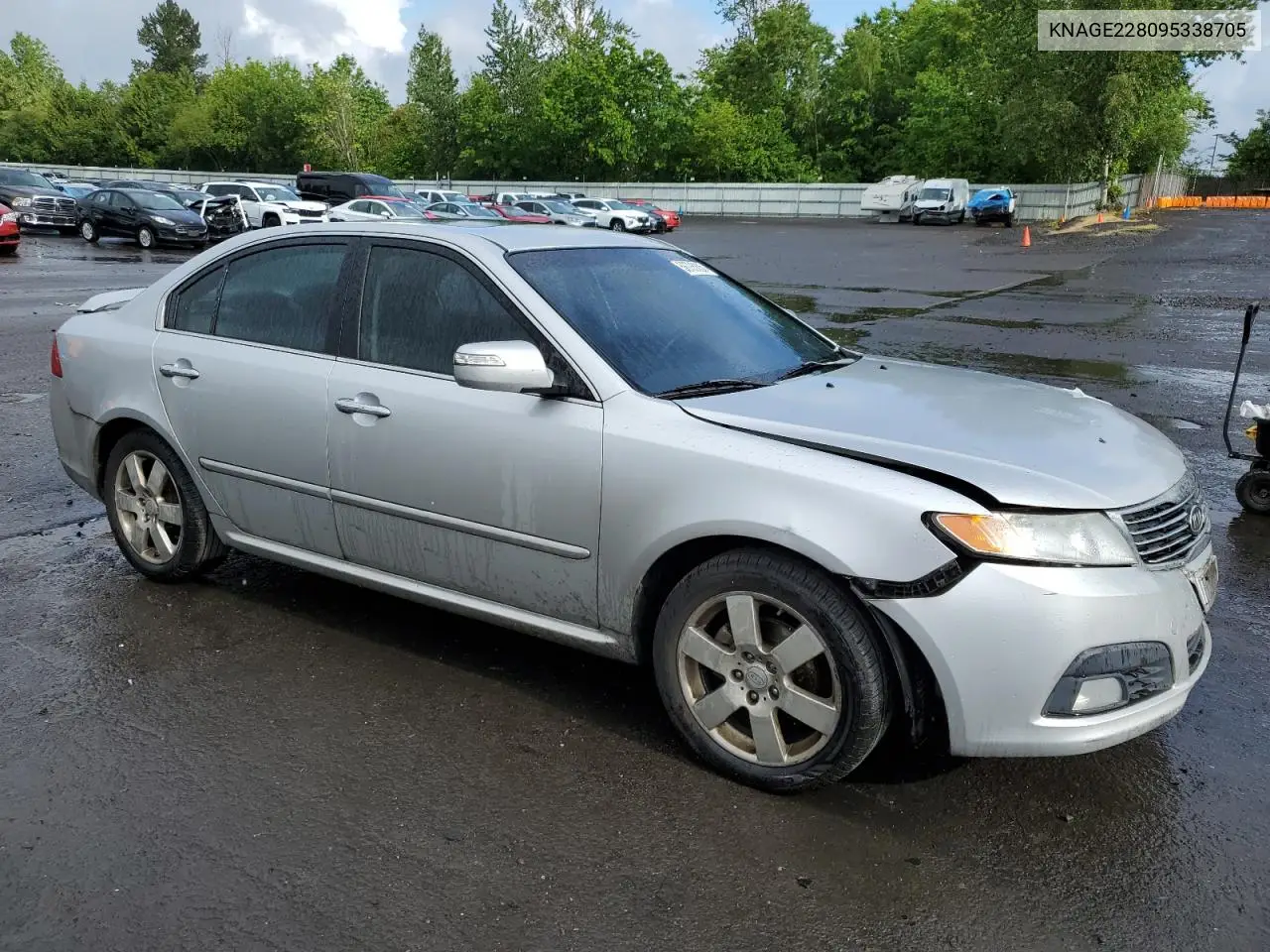 2009 Kia Optima Lx VIN: KNAGE228095338705 Lot: 56735805