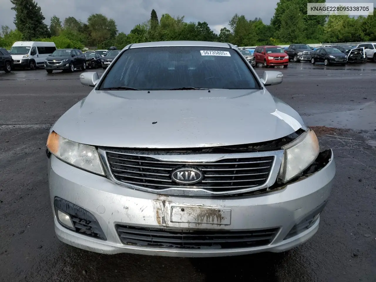 2009 Kia Optima Lx VIN: KNAGE228095338705 Lot: 56735805