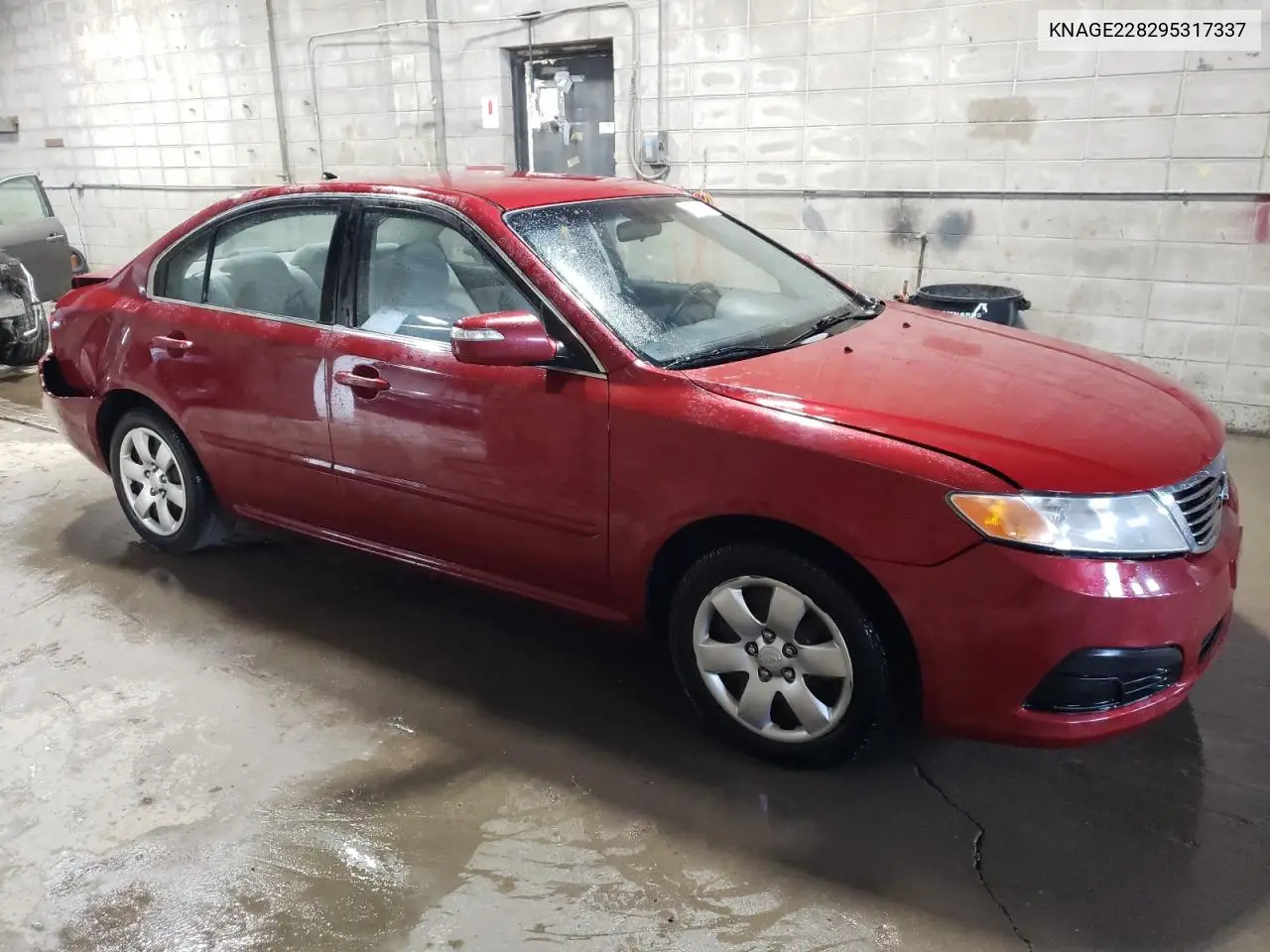 2009 Kia Optima Lx VIN: KNAGE228295317337 Lot: 56852485