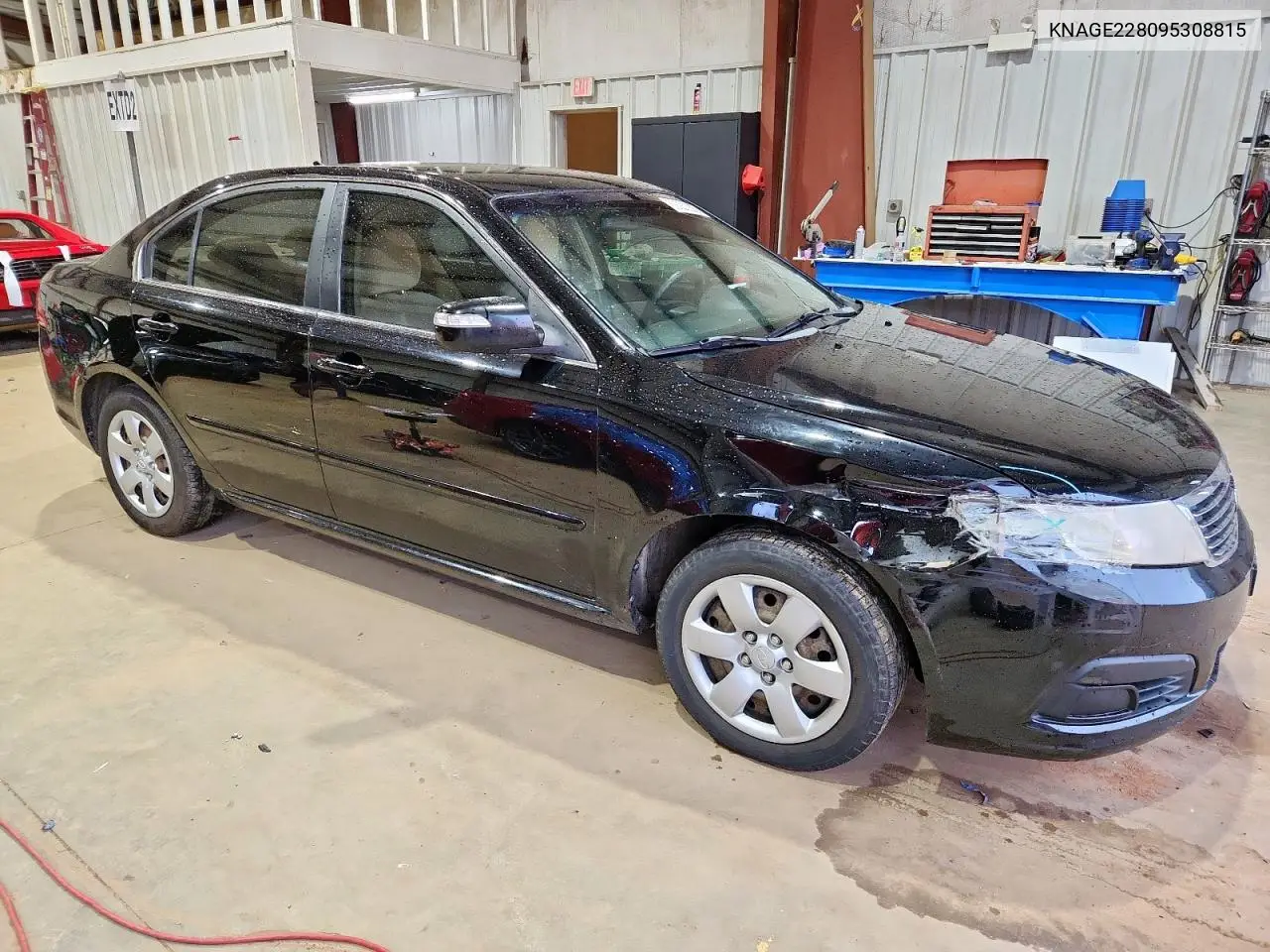 2009 Kia Optima Lx VIN: KNAGE228095308815 Lot: 60521235