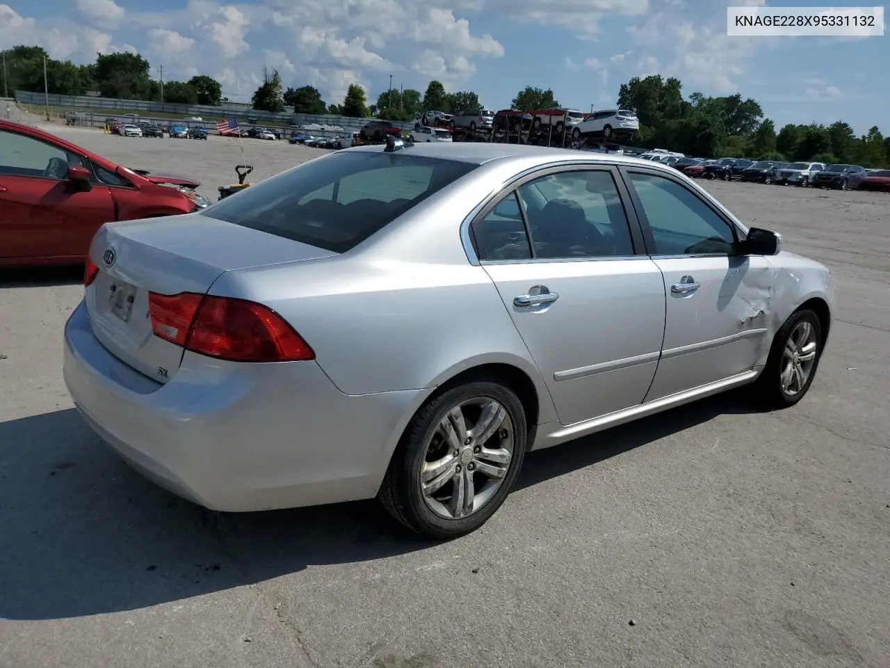 2009 Kia Optima Lx VIN: KNAGE228X95331132 Lot: 62264705