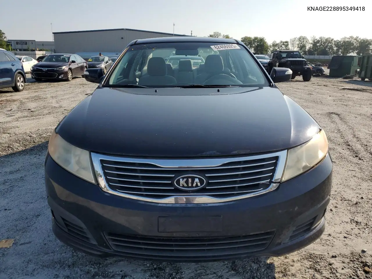 2009 Kia Optima Lx VIN: KNAGE228895349418 Lot: 62406925