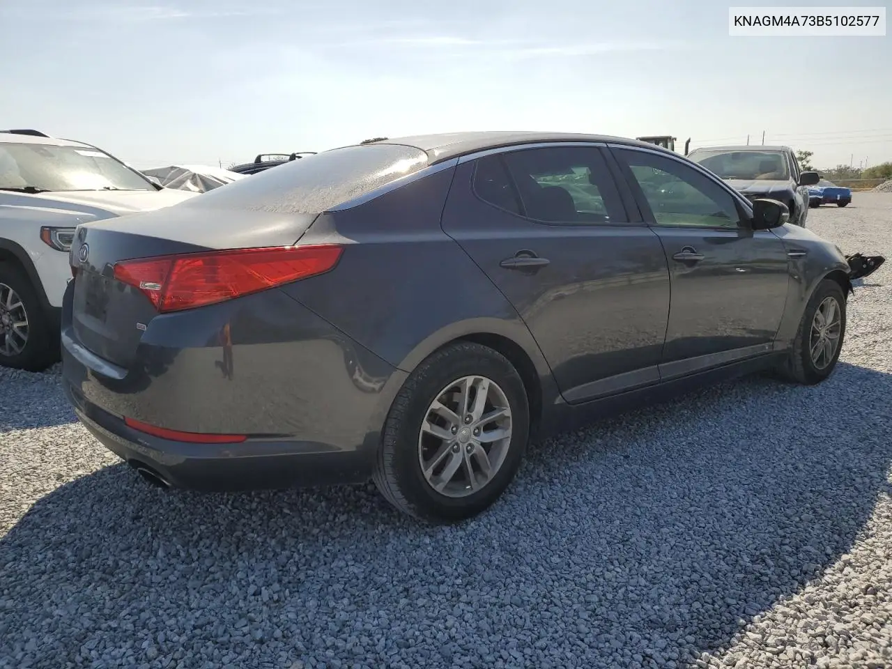 2011 Kia Optima Lx VIN: KNAGM4A73B5102577 Lot: 49052445