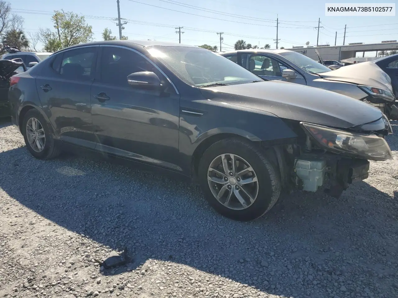 2011 Kia Optima Lx VIN: KNAGM4A73B5102577 Lot: 49052445