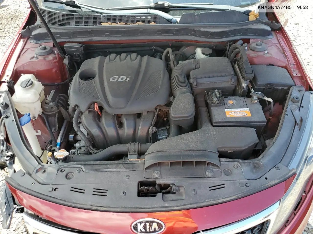 2011 Kia Optima Ex VIN: KNAGN4A74B5119658 Lot: 56849105