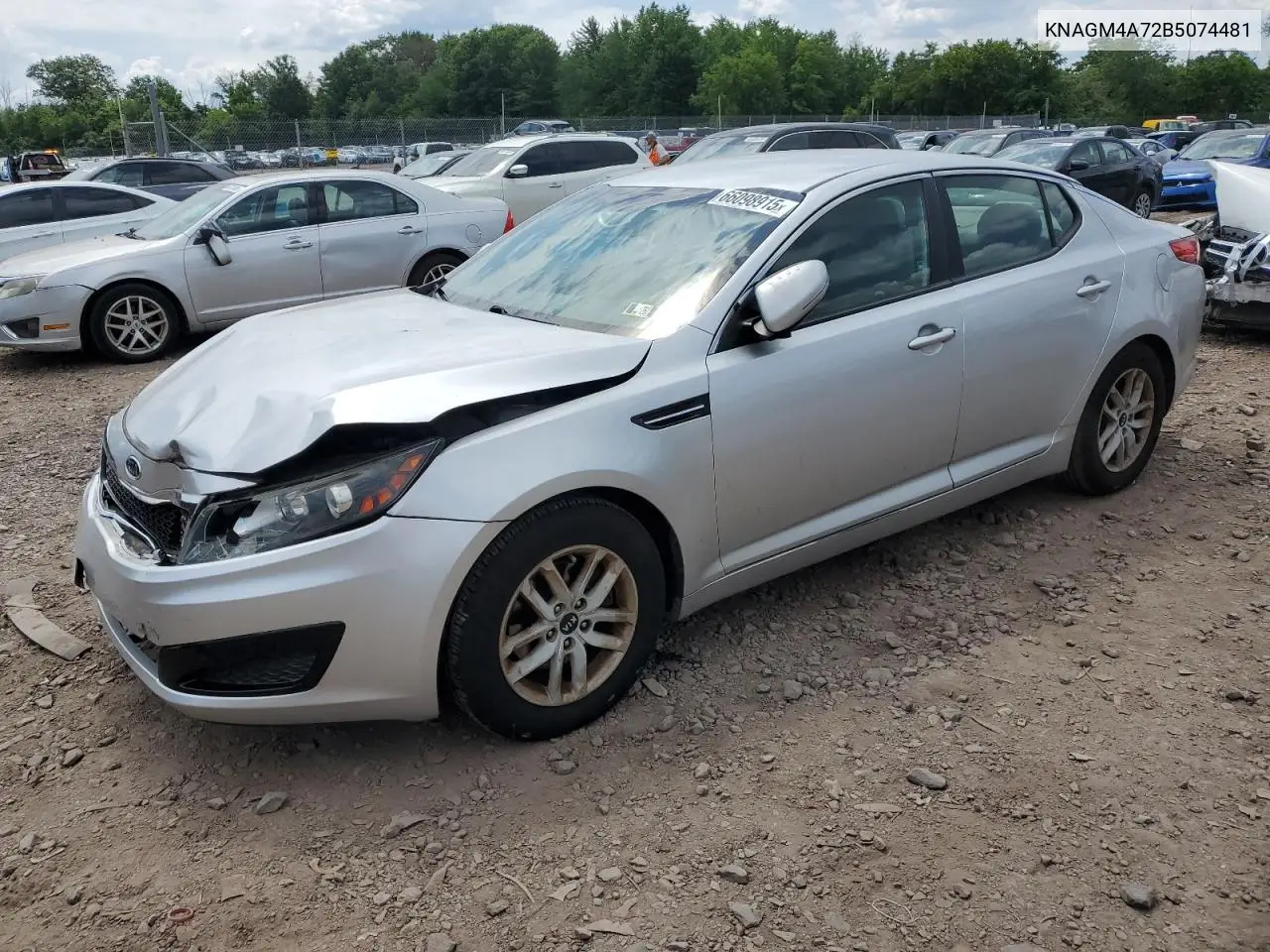 2011 Kia Optima Lx VIN: KNAGM4A72B5074481 Lot: 66098915