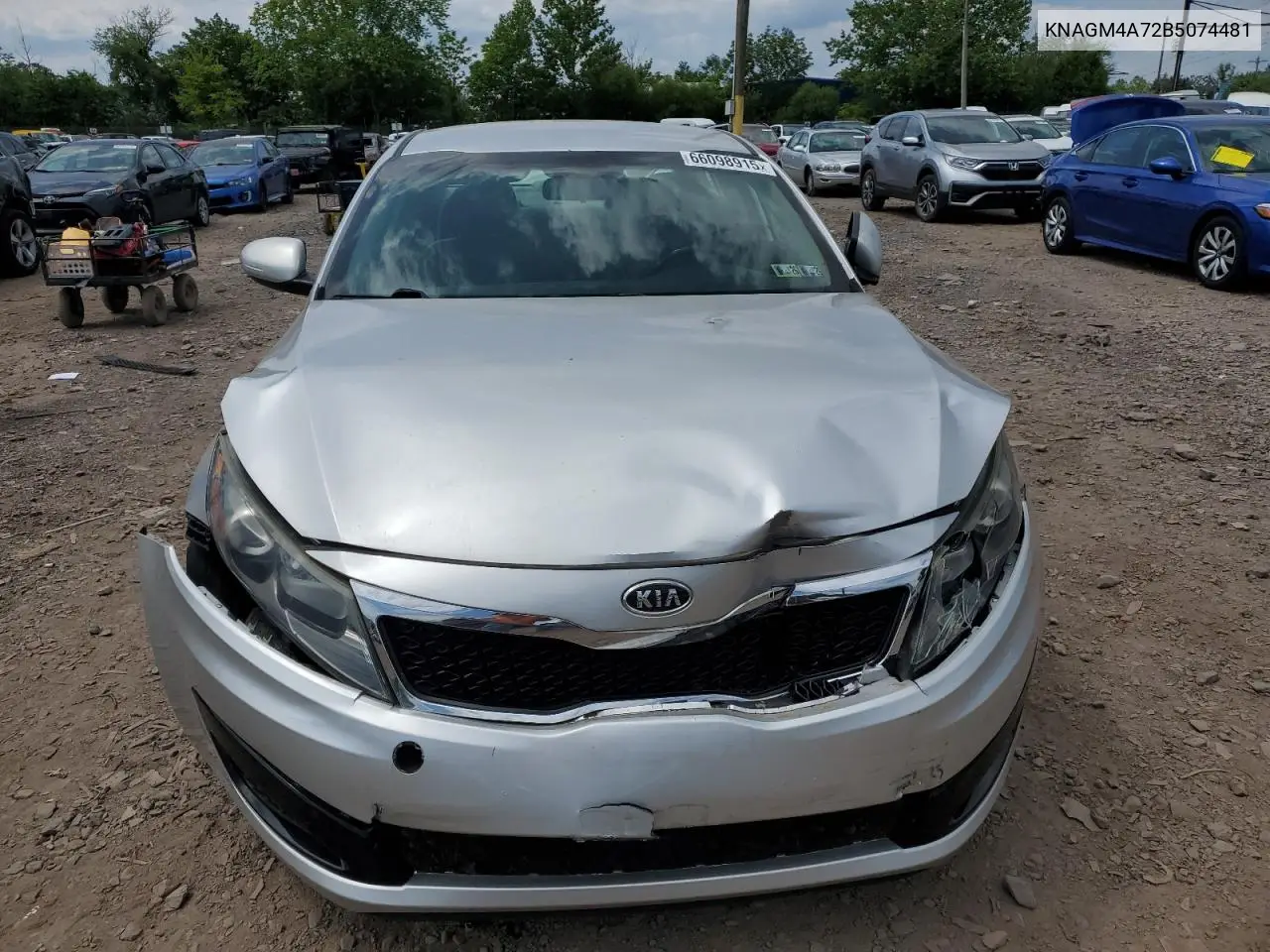 2011 Kia Optima Lx VIN: KNAGM4A72B5074481 Lot: 66098915