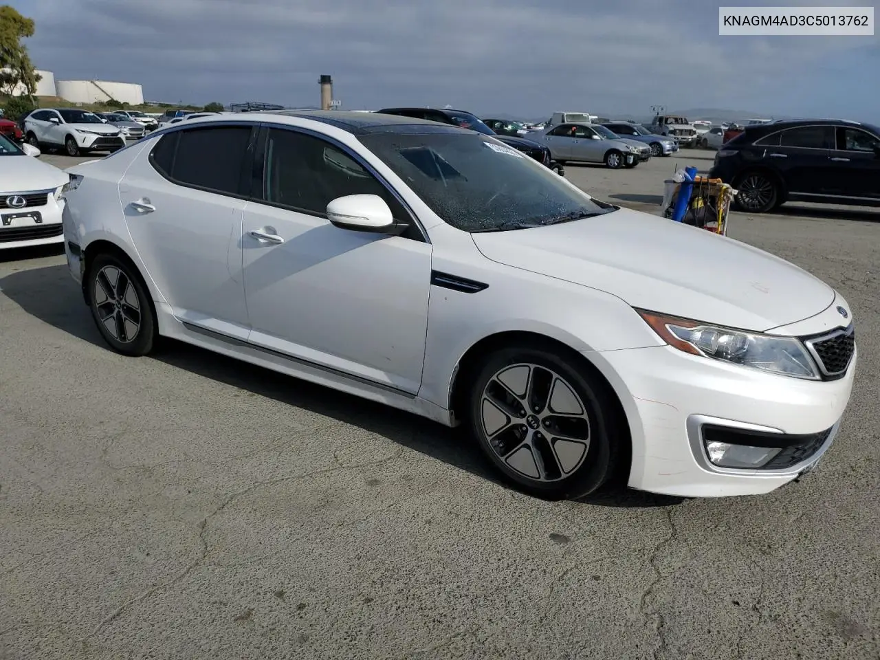 2012 Kia Optima Hybrid VIN: KNAGM4AD3C5013762 Lot: 53864805