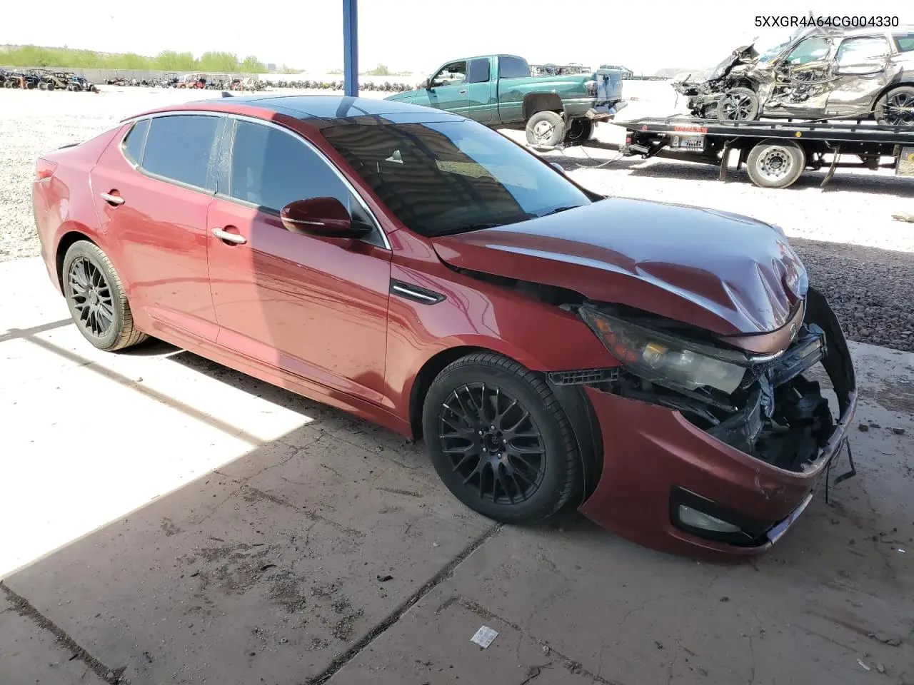 2012 Kia Optima Sx VIN: 5XXGR4A64CG004330 Lot: 56770355
