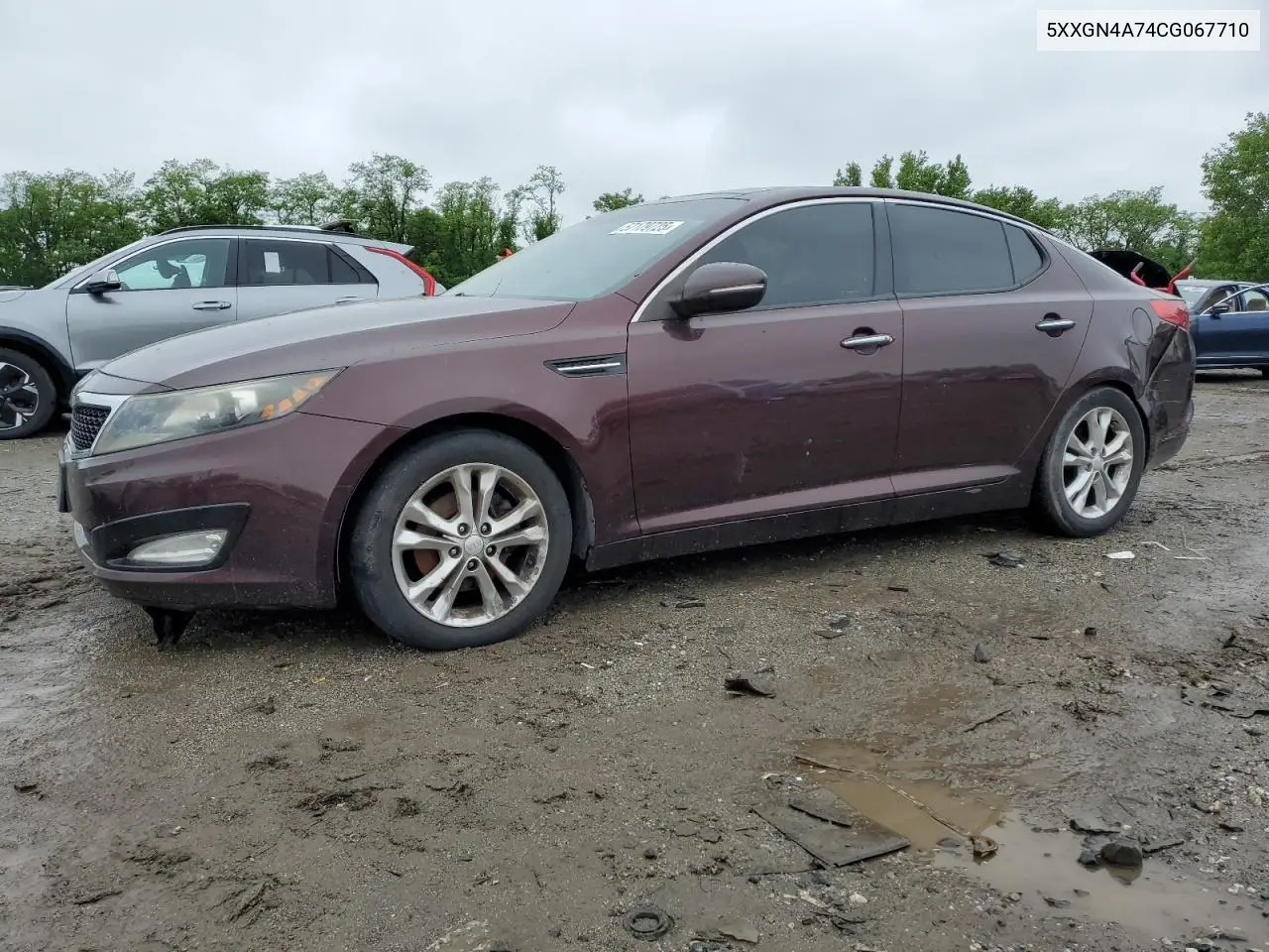 2012 Kia Optima Ex VIN: 5XXGN4A74CG067710 Lot: 57179725