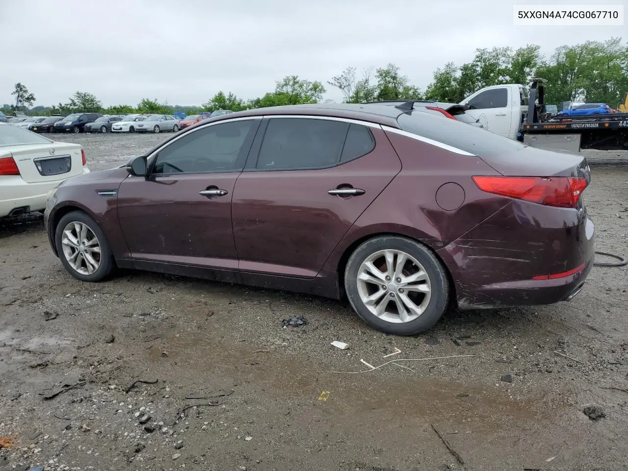 2012 Kia Optima Ex VIN: 5XXGN4A74CG067710 Lot: 57179725