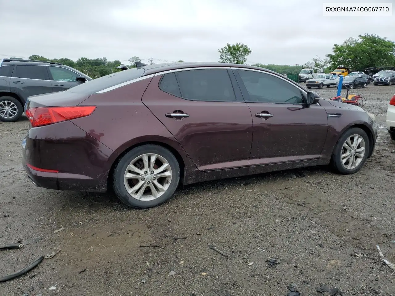 2012 Kia Optima Ex VIN: 5XXGN4A74CG067710 Lot: 57179725