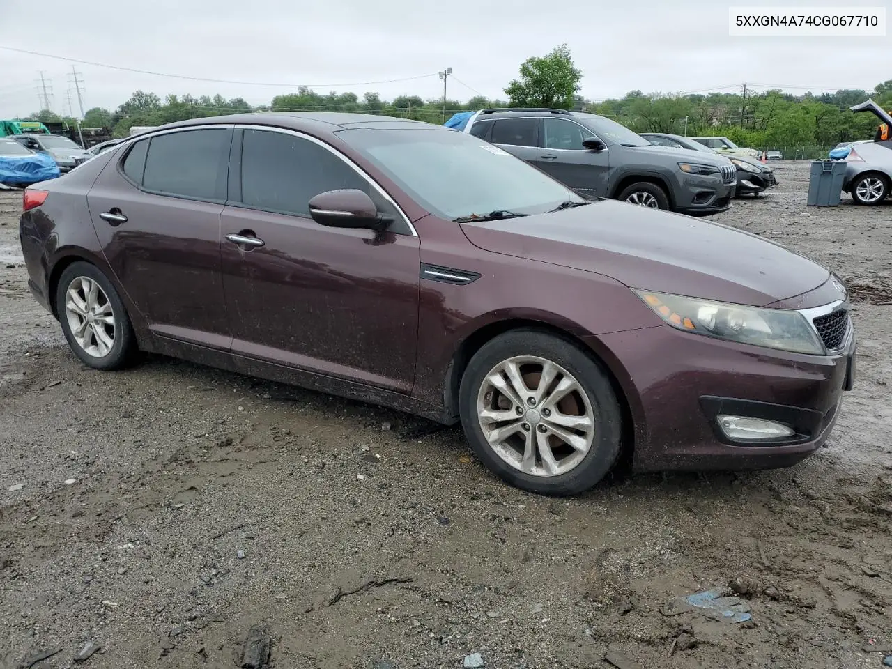 2012 Kia Optima Ex VIN: 5XXGN4A74CG067710 Lot: 57179725