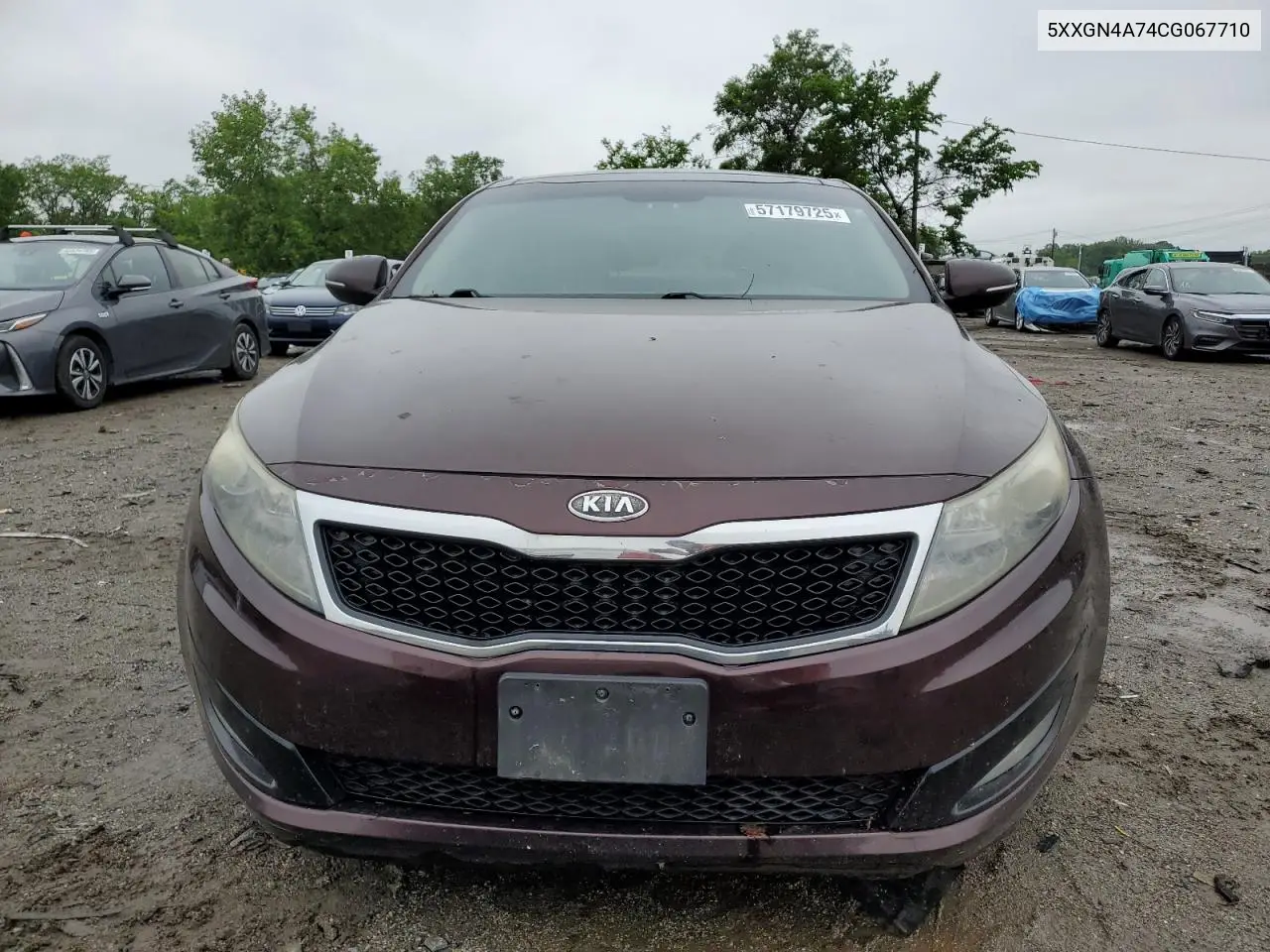 2012 Kia Optima Ex VIN: 5XXGN4A74CG067710 Lot: 57179725