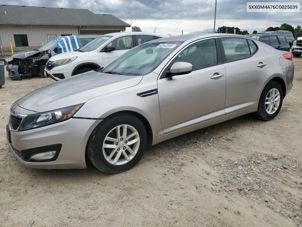 2012 Kia Optima Lx VIN: 5XXGM4A76CG025039 Lot: 62543355