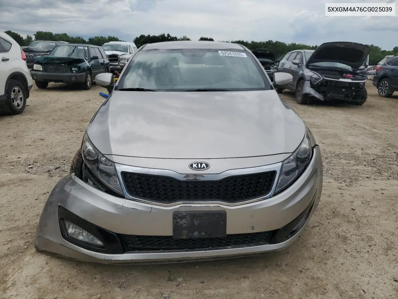 2012 Kia Optima Lx VIN: 5XXGM4A76CG025039 Lot: 62543355