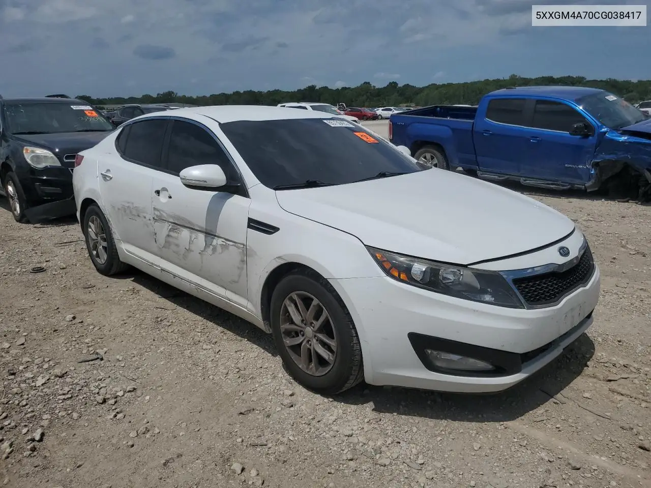2012 Kia Optima Lx VIN: 5XXGM4A70CG038417 Lot: 65730425