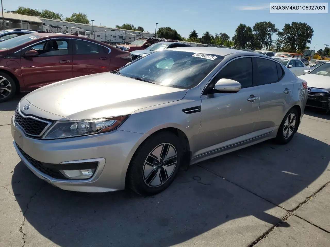 2012 Kia Optima Hybrid VIN: KNAGM4AD1C5027031 Lot: 65996775