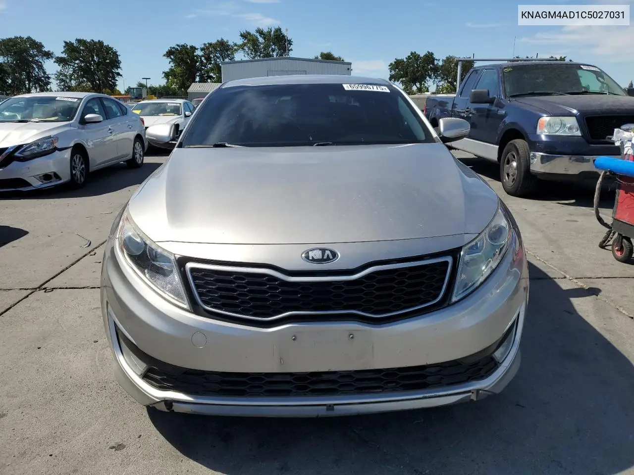 2012 Kia Optima Hybrid VIN: KNAGM4AD1C5027031 Lot: 65996775